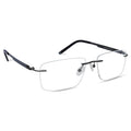 Matrix Eyedesign 2217 Gunmetal optical frame, three-quarter view