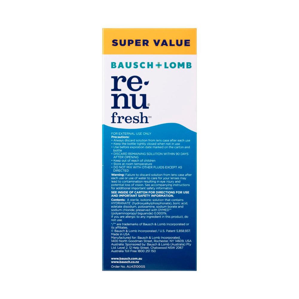 Renu Fresh Multi-Purpose Solution Value Pack 830mL