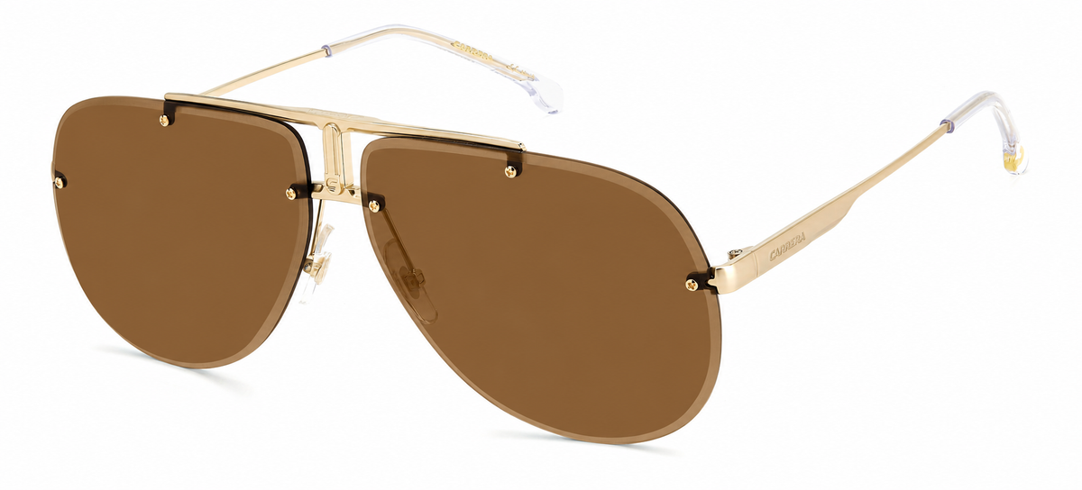 Colour: Gold - Custom Polarised - Brown solid tint