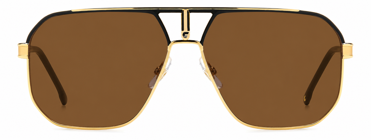 Colour: Black Gold - Custom Polarised - Brown solid tint