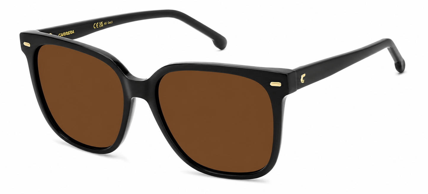 Colour: Black - Custom Polarised - Brown solid tint