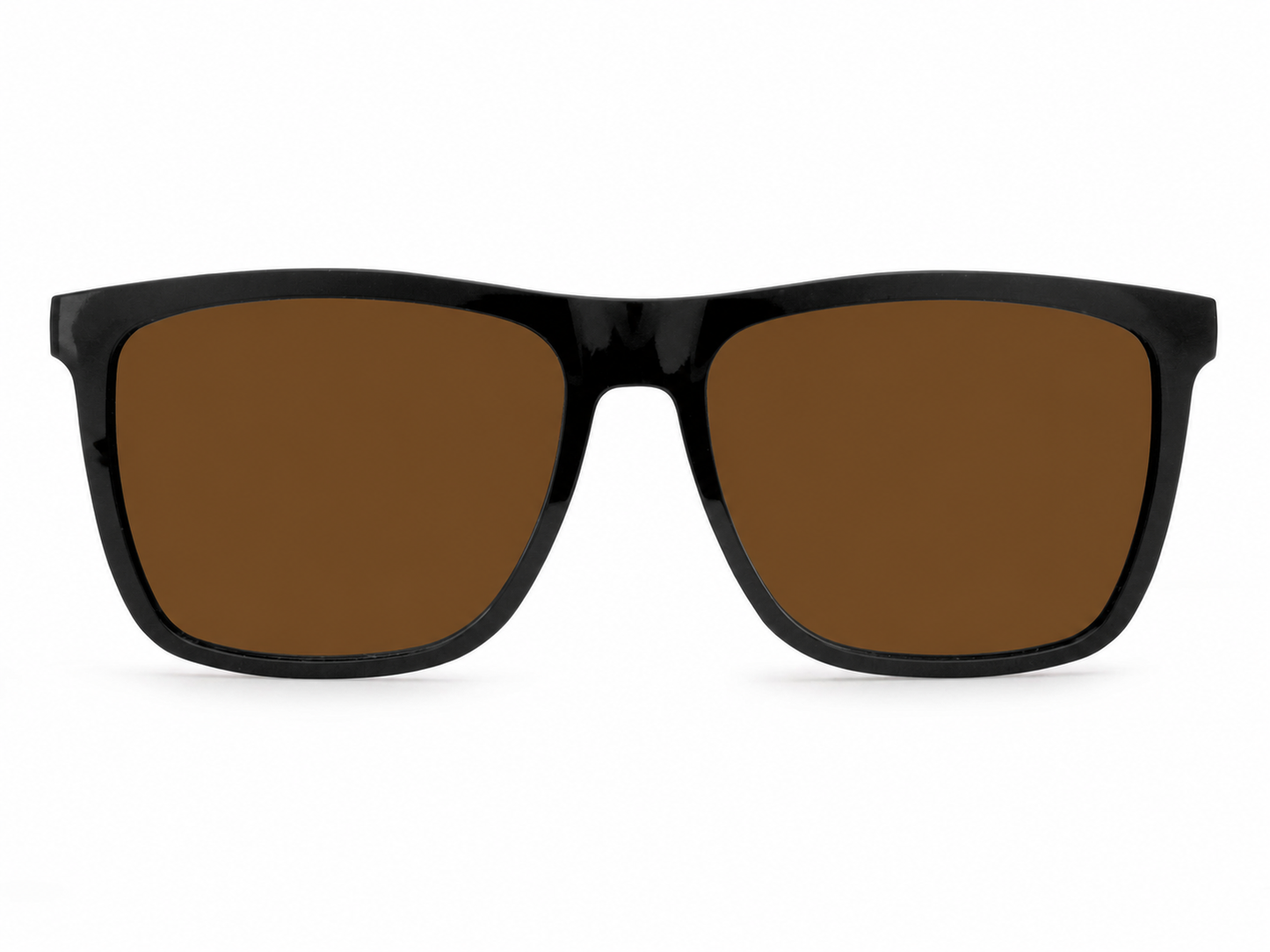 Colour: Black - Custom Polarised - Brown solid tint