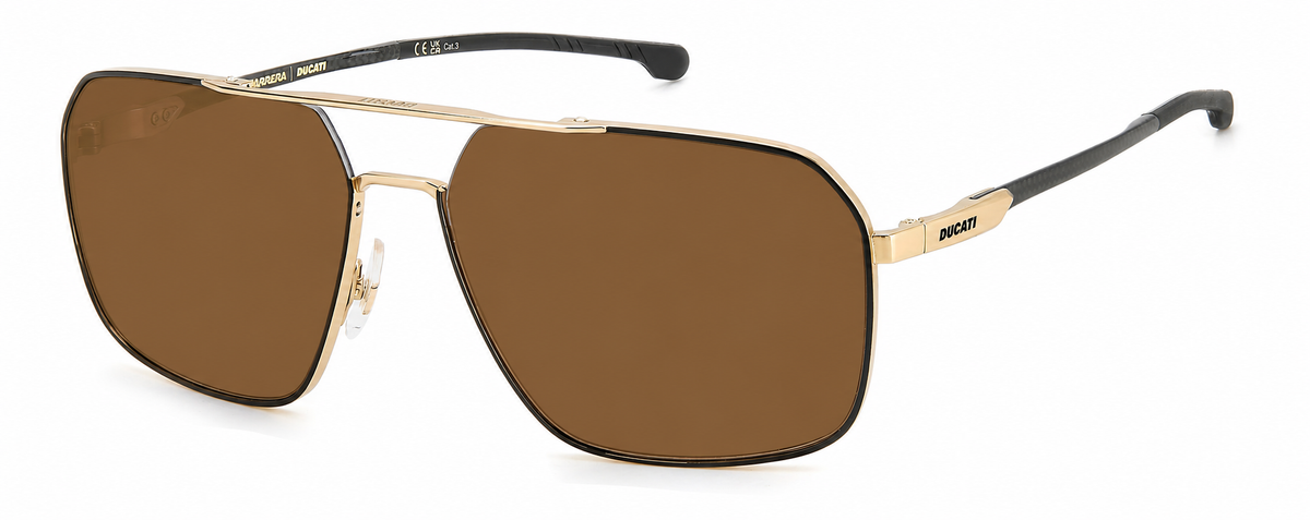 Carrera Carduc 038/S sunglasses - Colour: Black - Custom Polarised - Brown solid tint