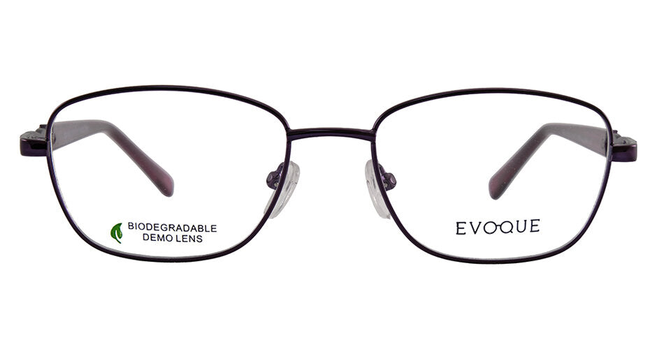 Evoque 8250 Purple optical frame, front view