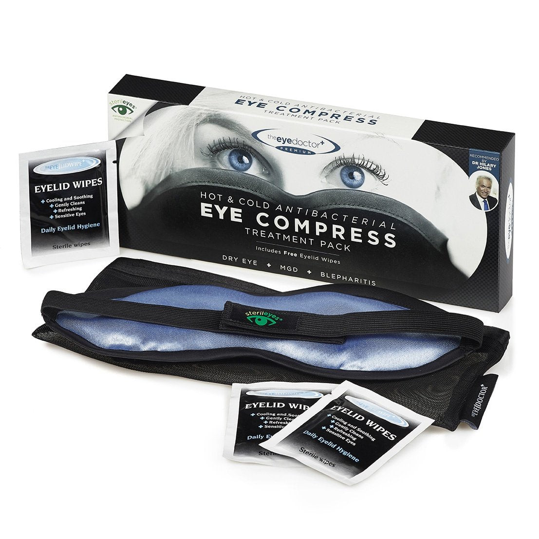 The Eye Doctor Premium Antibacterial Eye Compress Treatment Pack