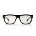 SafeStyle Fusions XL prescription safety glasses in Brown Tort — front view