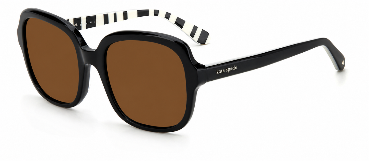 Colour: Black - Custom Polarised - Brown solid tint