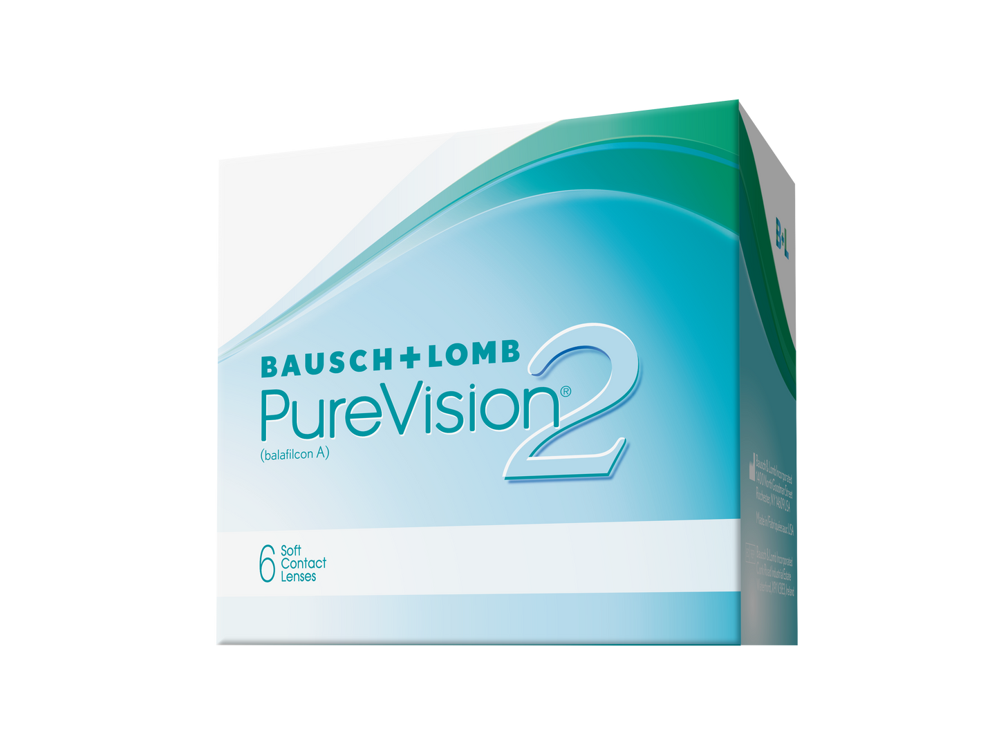 Bausch + Lomb PureVision 2 HD monthly 6 pack contact lenses