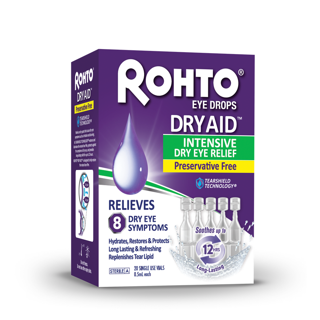 Rohto Dry Aid Preservative-Free Eye Drops 20 x 0.5mL