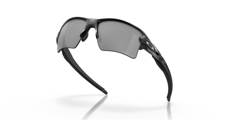 Oakley Flak 2.0 XL Sunglasses angle view - Colour: Matte Black - Lens: Prizm Black Polarised - Media: Original Oakley Polarised