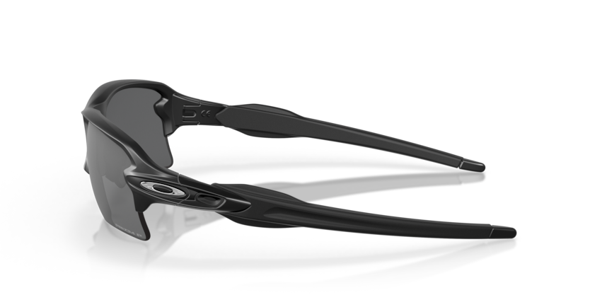 Oakley Flak 2.0 XL Sunglasses side view - Colour: Matte Black - Lens: Prizm Black Polarised - Media: Original Oakley Polarised