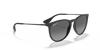 Ray-Ban Erika RB4171 Sunglasses angle view - Colour: Matte Black - Lens: Grey Polarised - Media: Original Ray-Ban Polarised