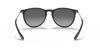 Ray-Ban Erika RB4171 Sunglasses back view - Colour: Matte Black - Lens: Grey Polarised - Media: Original Ray-Ban Polarised