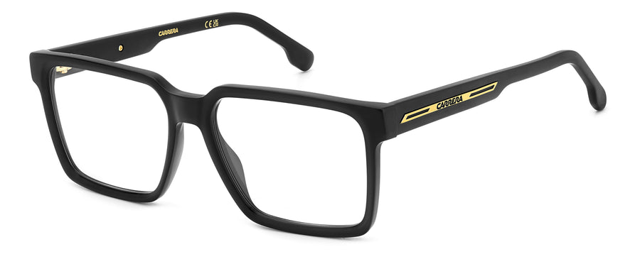 Carrera VICTORY C 04 Matte Black angled view showing the temples