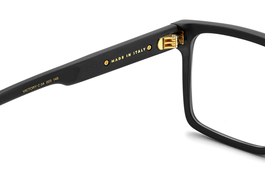 Carrera VICTORY C 04 Matte Black acetate and logo detail