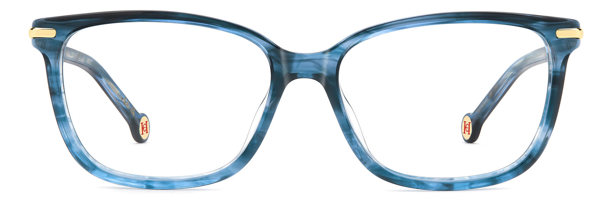 Carolina Herrera HER 0381/G Blue Horn front view