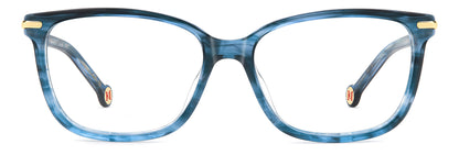 Carolina Herrera HER 0381/G Blue Horn front view