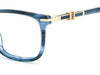 Carolina Herrera HER 0381/G Blue Horn temple and enamel detail