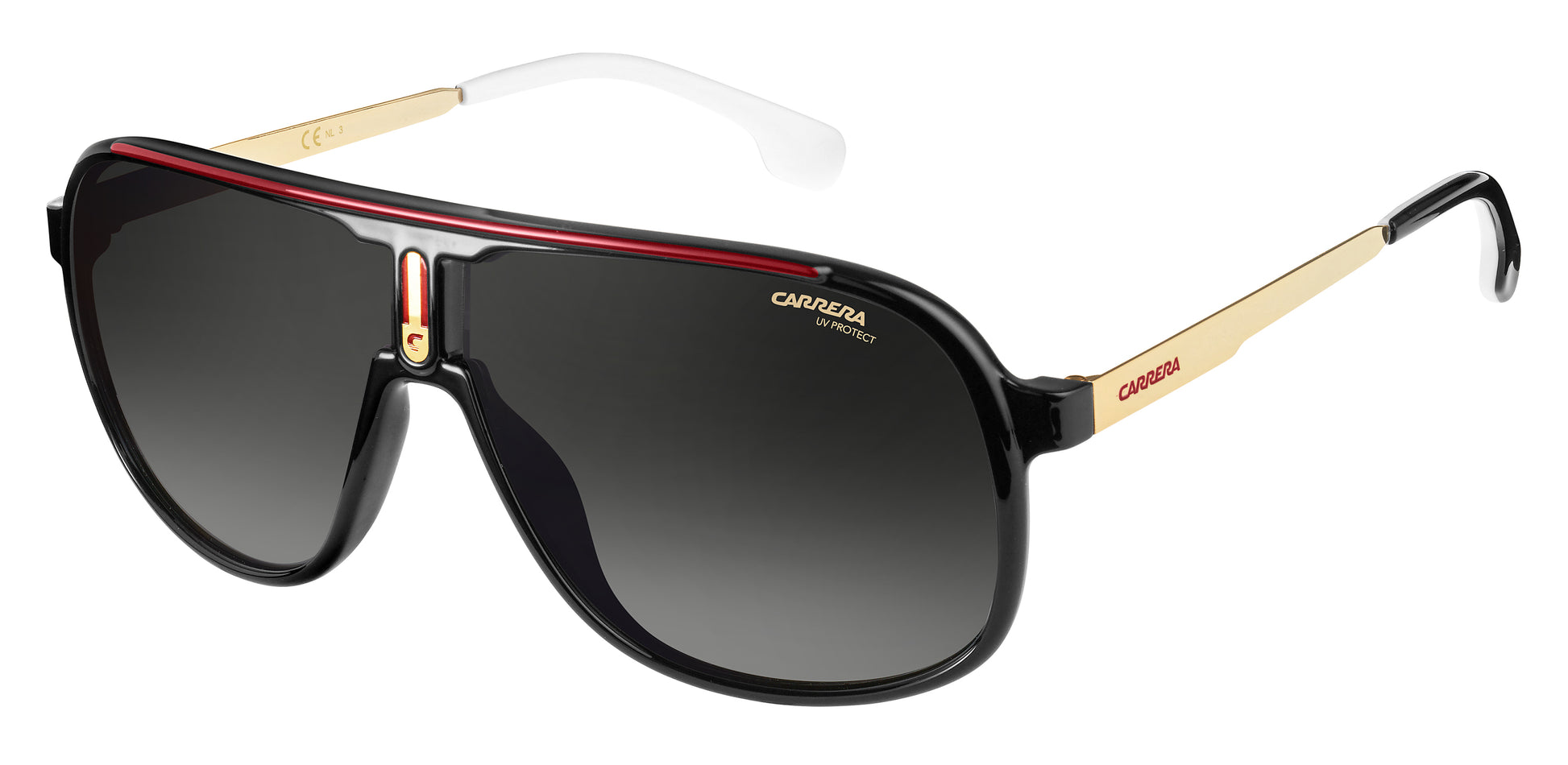 Colour: Black Gold - Carrera 1007/S angle view