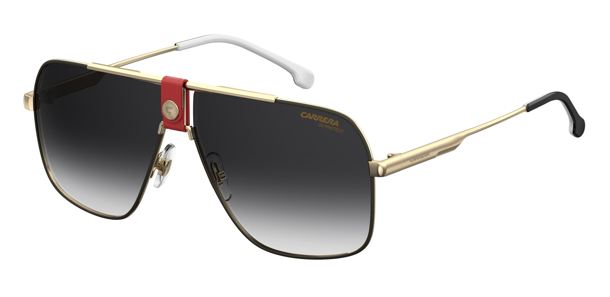 Carrera 1018/S sunglasses - front angle view - Colour: Red Gold