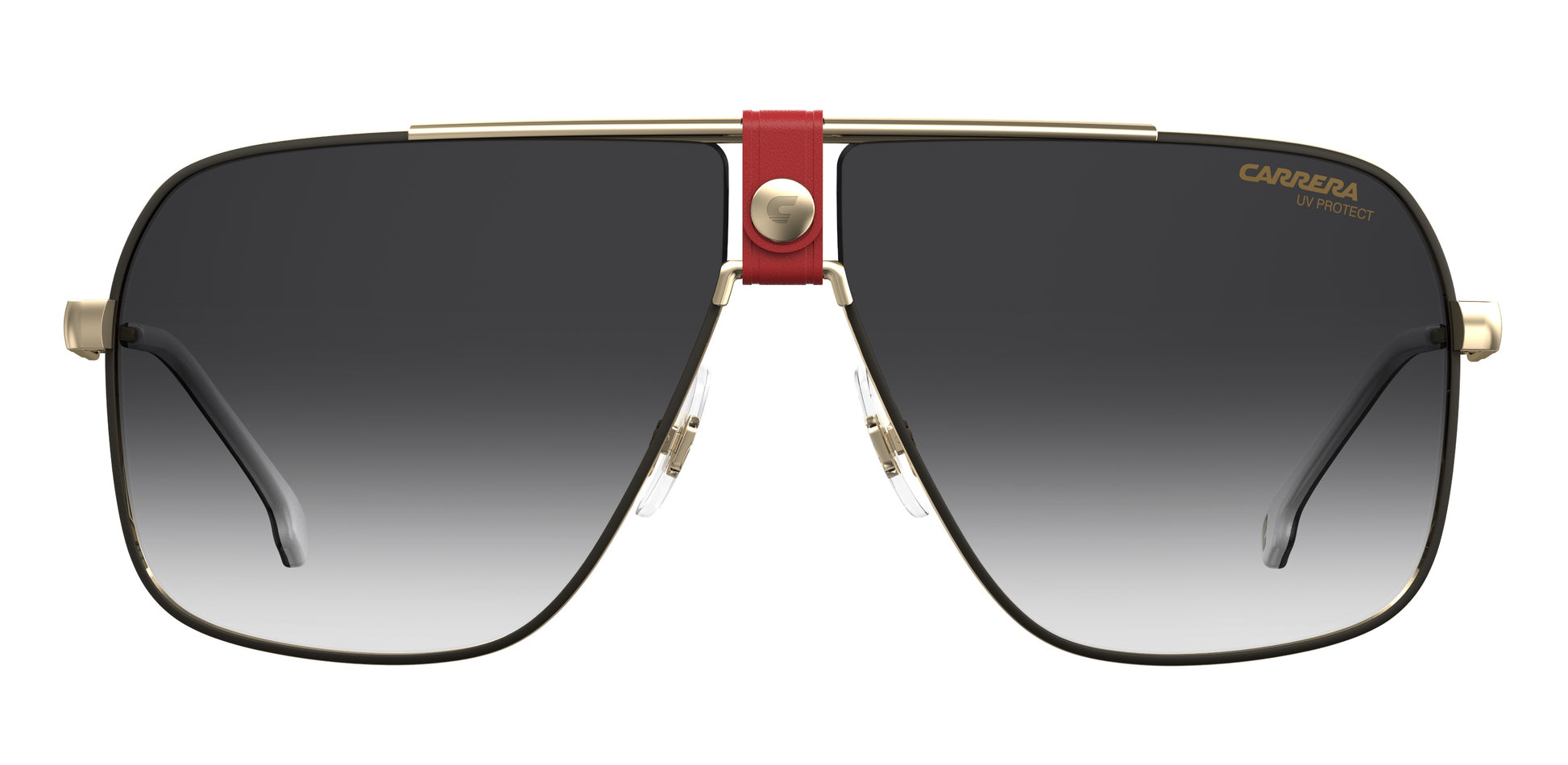Carrera 1018/S sunglasses - straight-on front view - Colour: Red Gold