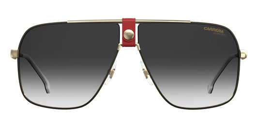 Carrera 1018/S sunglasses - straight-on front view - Colour: Red Gold