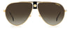 Carrera 1033/S sunglasses - straight-on front view - Colour: Black Gold