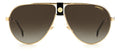 Carrera 1033/S sunglasses - straight-on front view - Colour: Black Gold