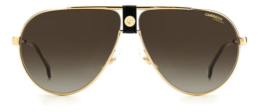 Carrera 1033/S sunglasses - straight-on front view - Colour: Black Gold