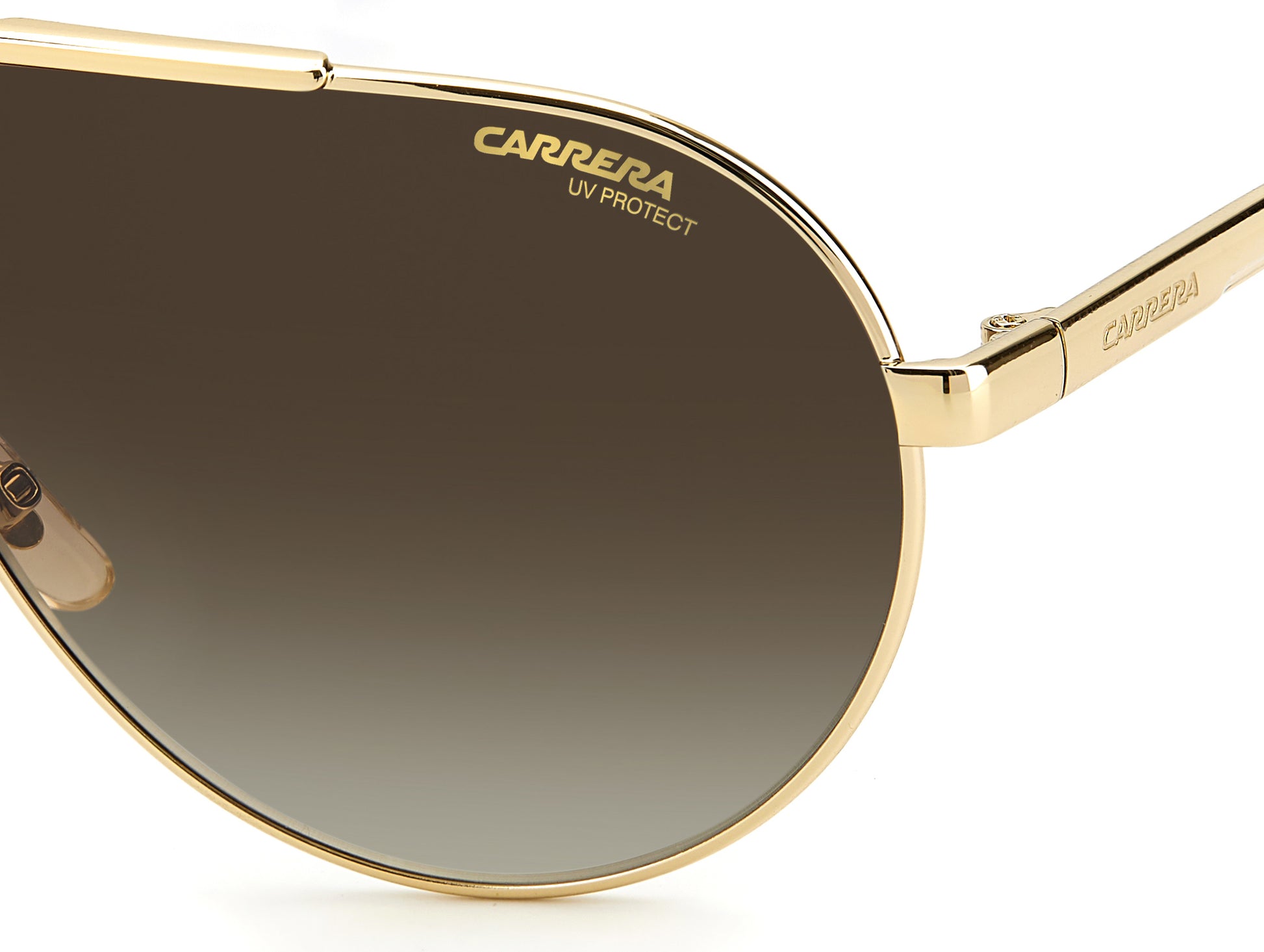 Carrera 1033/S sunglasses - frame detail view - Colour: Black Gold