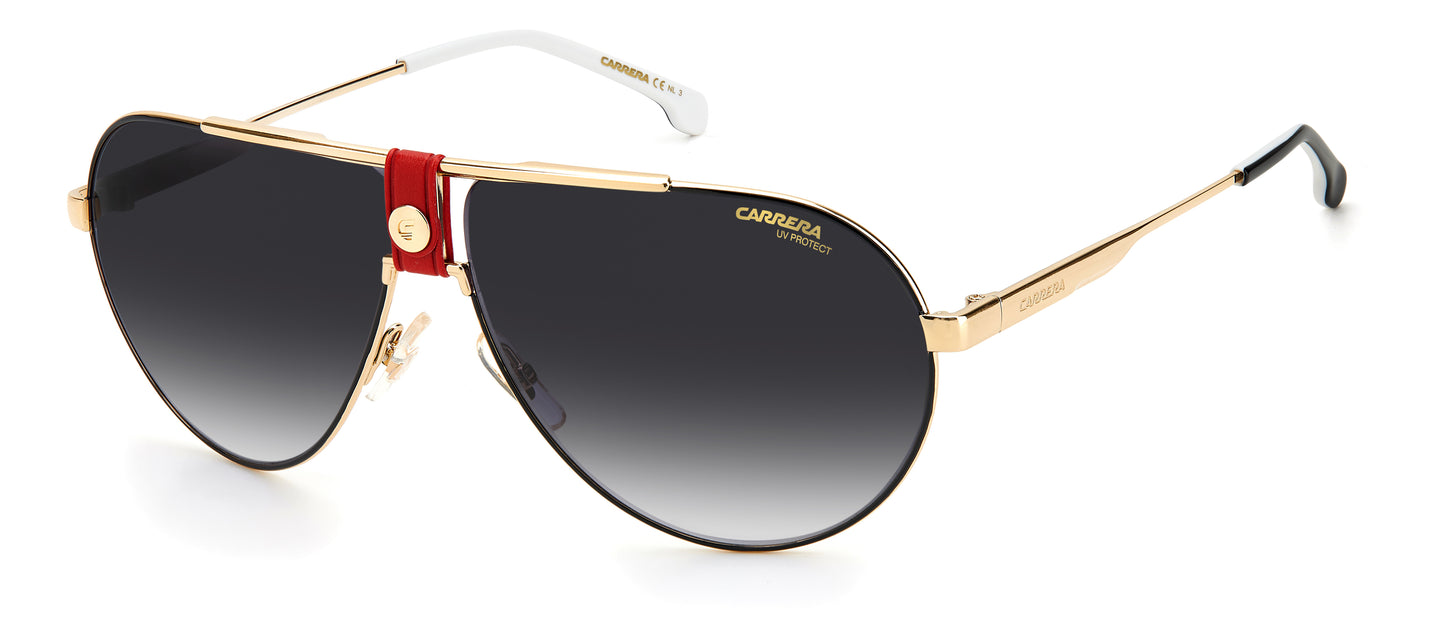 Carrera 1033/S sunglasses - front angle view - Colour: Red Gold