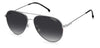 Carrera 2031T/S sunglasses - front angle view - Colour: Silver