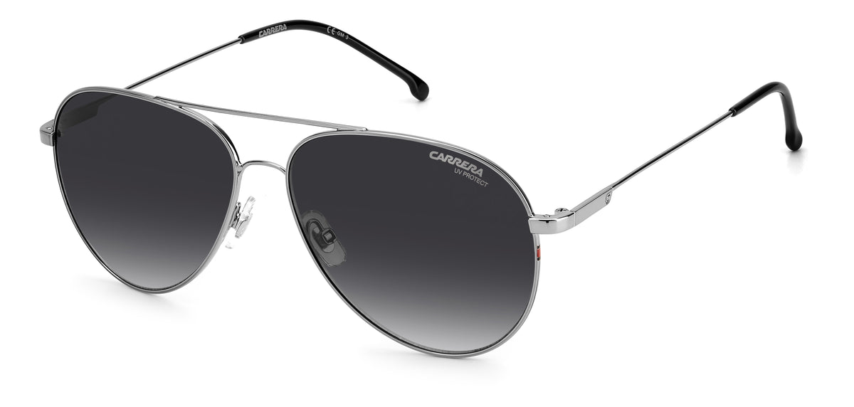 Carrera 2031T/S sunglasses - front angle view - Colour: Silver