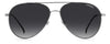 Carrera 2031T/S sunglasses - straight-on front view - Colour: Silver