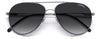 Carrera 2031T/S sunglasses - rear view - Colour: Silver