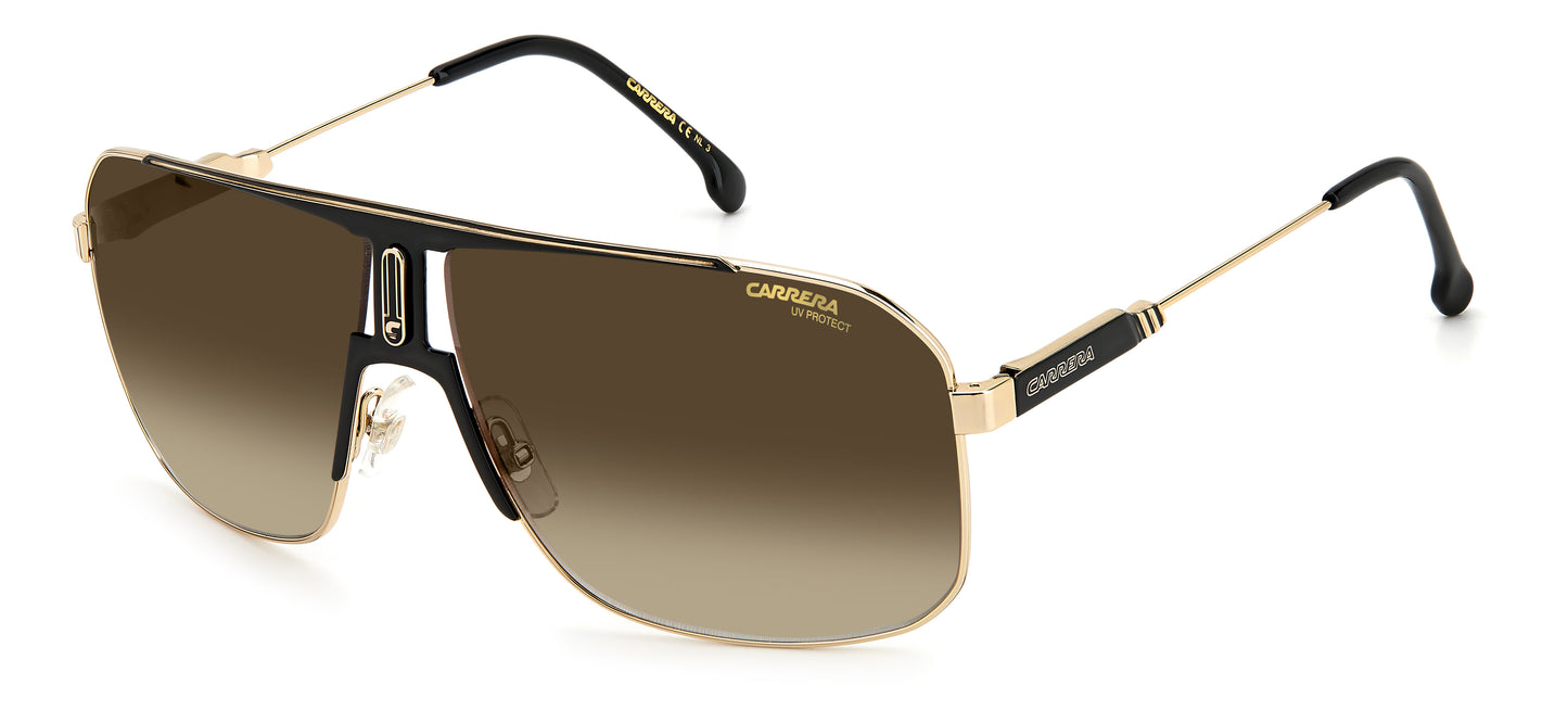 Carrera 1043/S sunglasses - front angle view - Colour: Gold