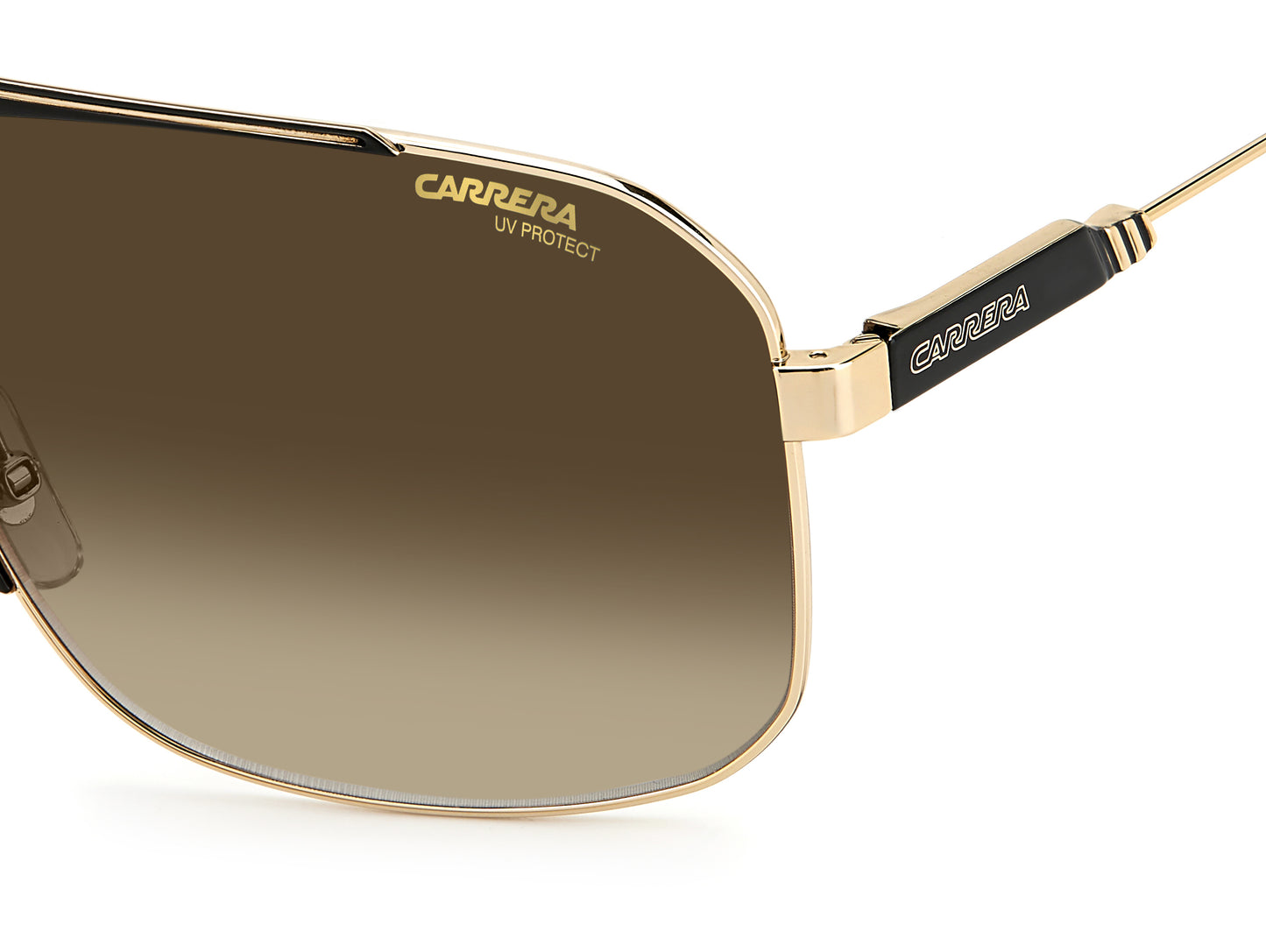 Carrera 1043/S sunglasses - frame detail view - Colour: Gold
