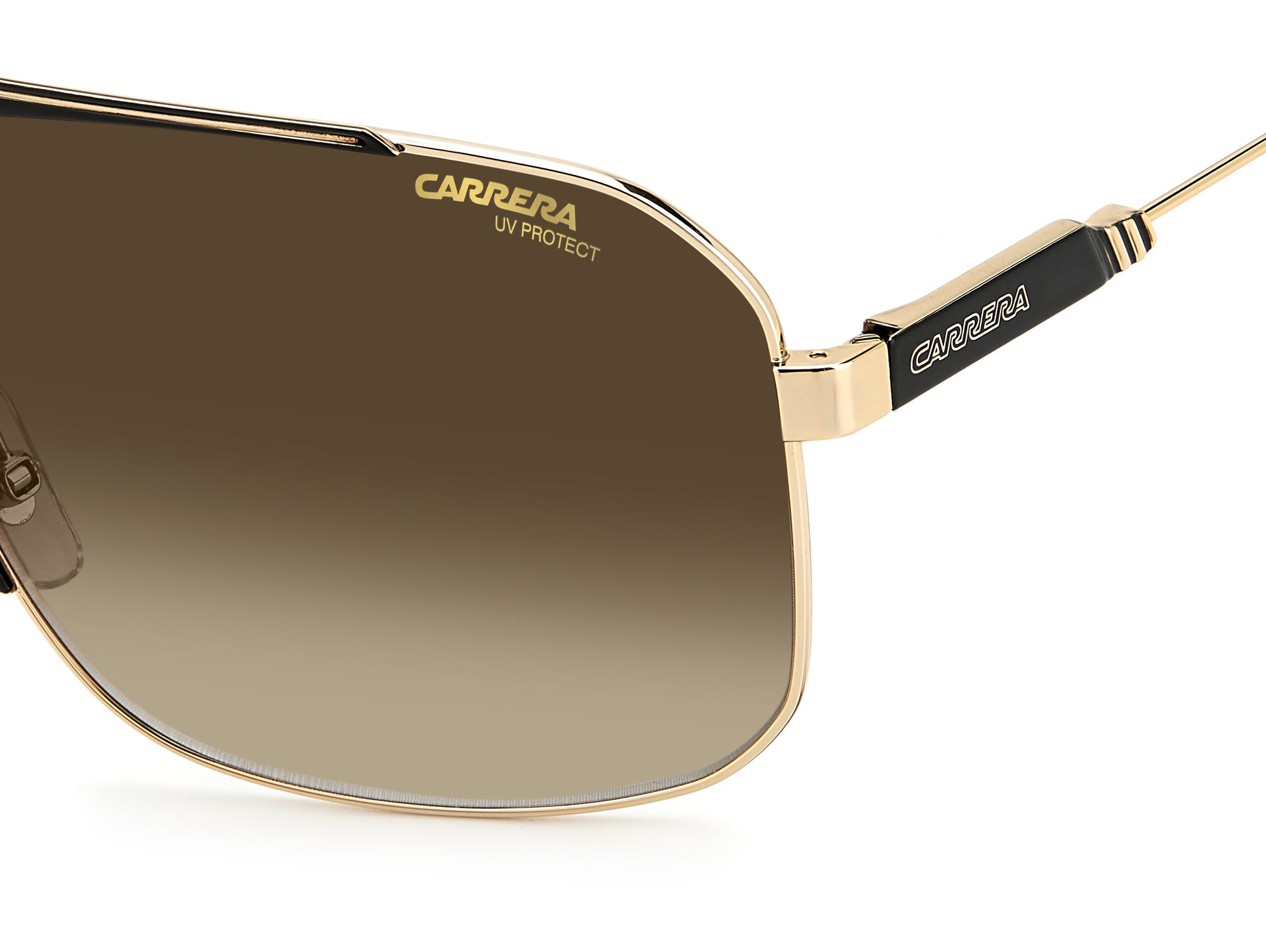 Carrera 1043/S sunglasses - frame detail view - Colour: Gold