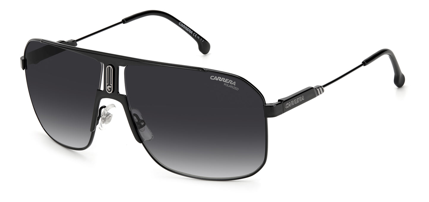 Carrera 1043/S sunglasses - front angle view - Colour: Black