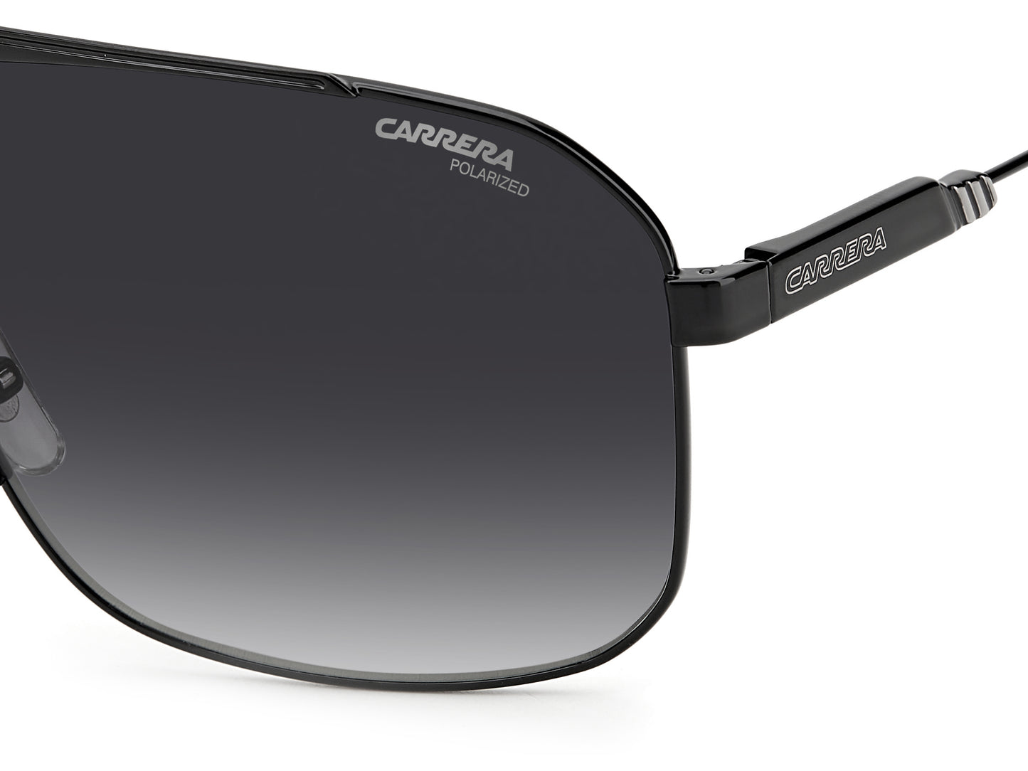 Carrera 1043/S sunglasses - frame detail view - Colour: Black