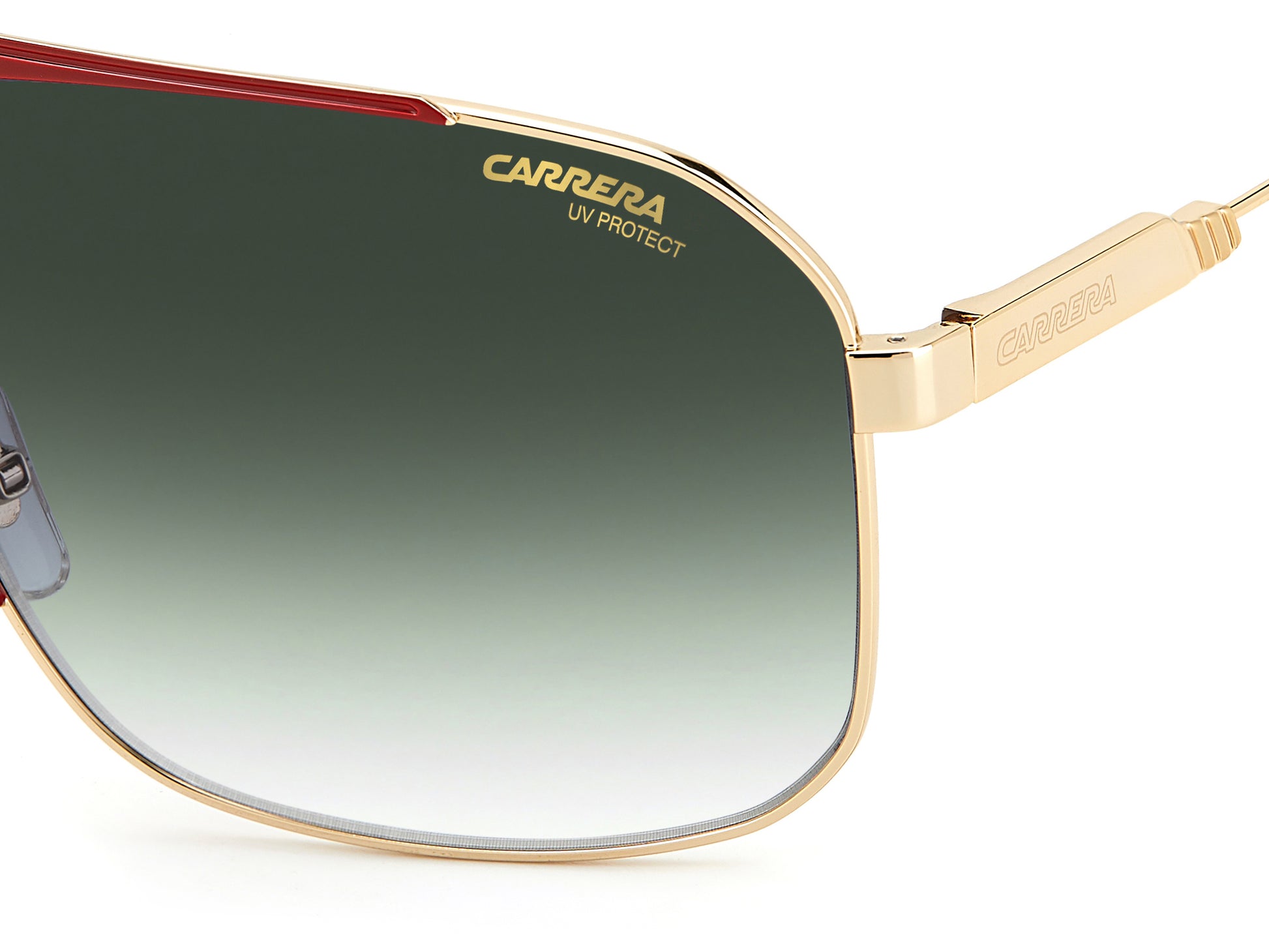 Carrera 1043/S sunglasses - frame detail view - Colour: Red Gold