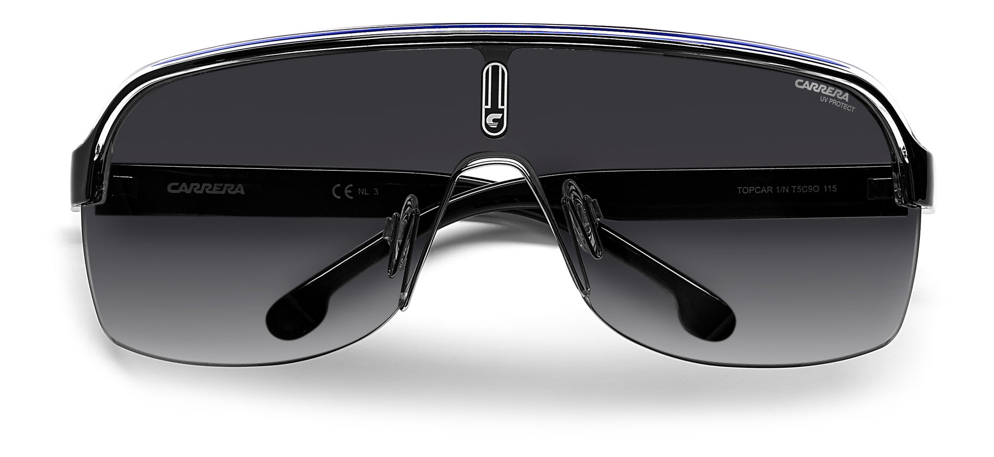 Carrera Topcar 1/N sunglasses - rear view - Colour: Blue