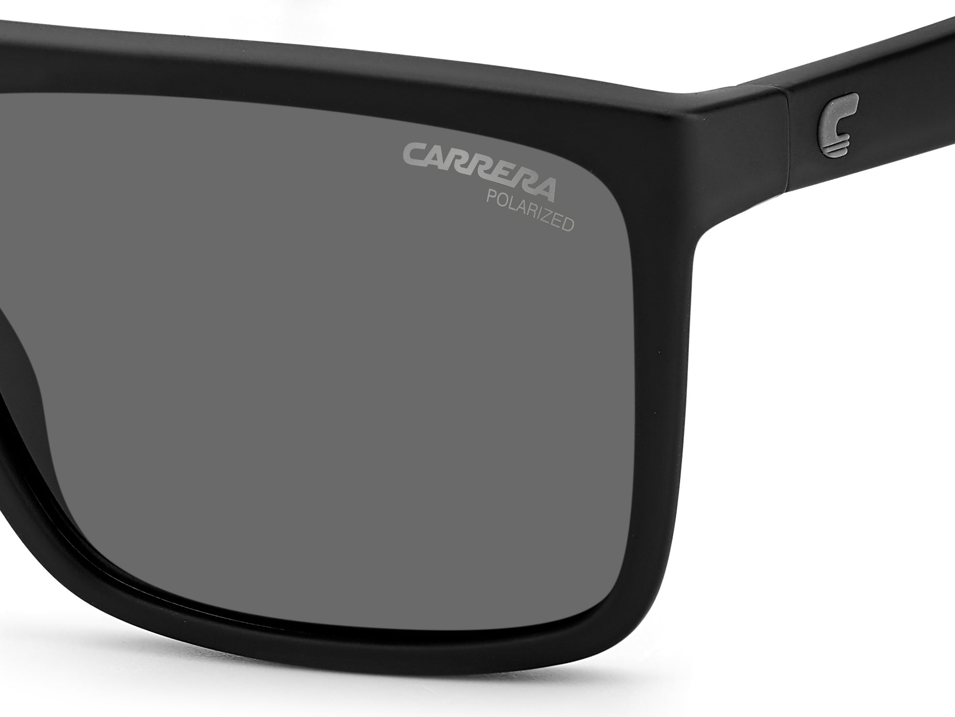 Colour: Matte Black - Carrera 8055/S polarised detail view
