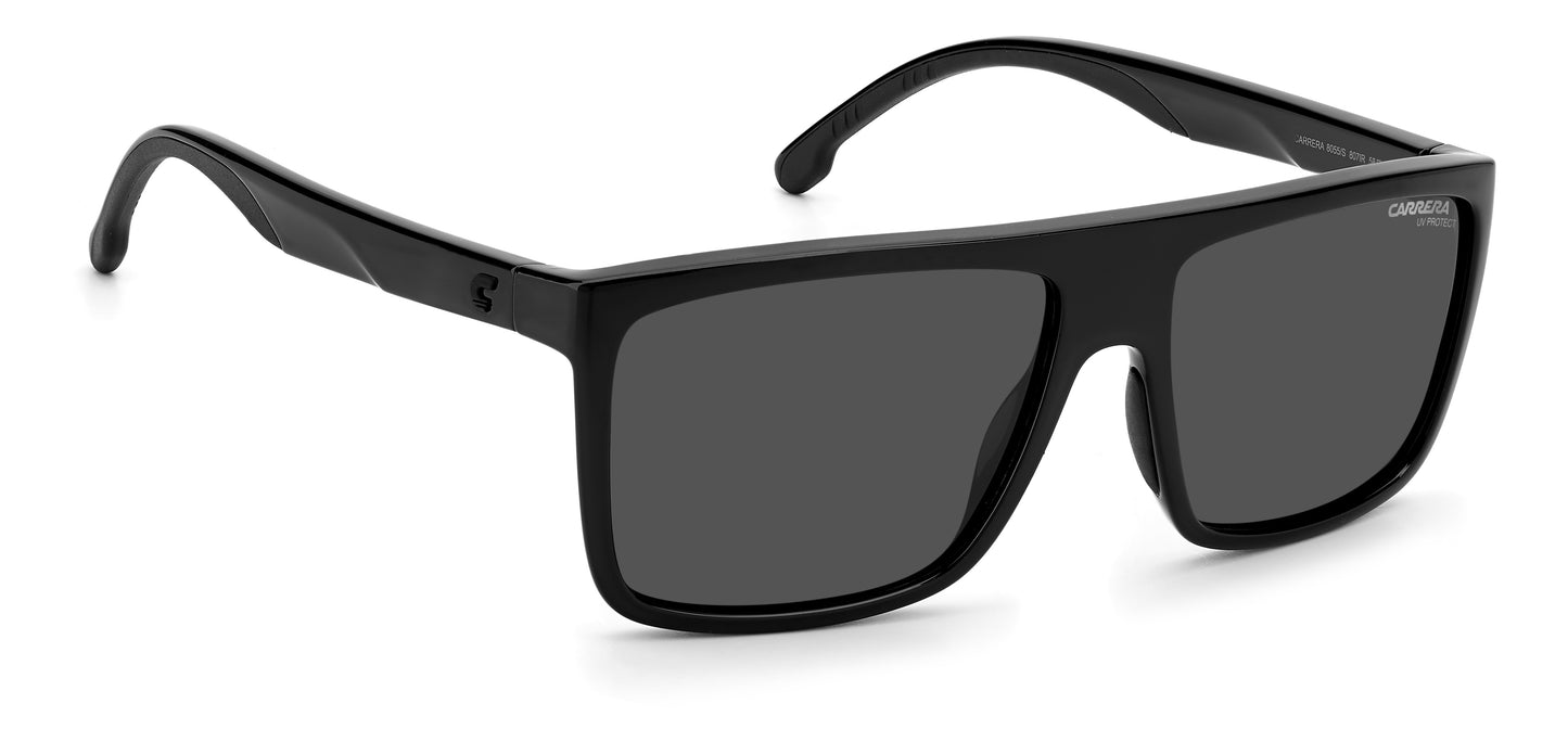 Carrera 8055/S sunglasses - alternative angle view - Colour: Black