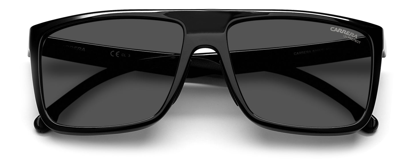 Carrera 8055/S sunglasses - rear view - Colour: Black