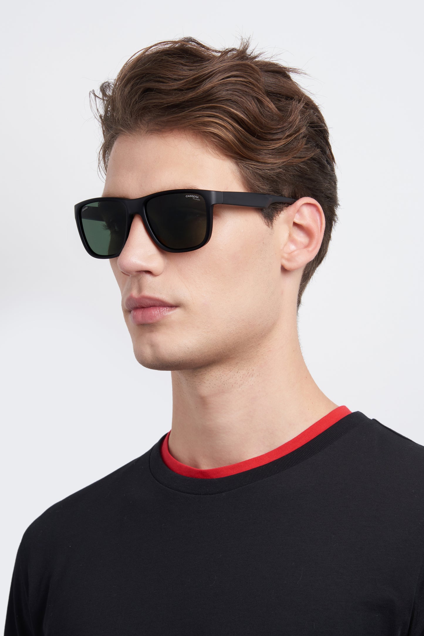 Colour: Matte Black - Carrera Carduc 003/S polarised model front view