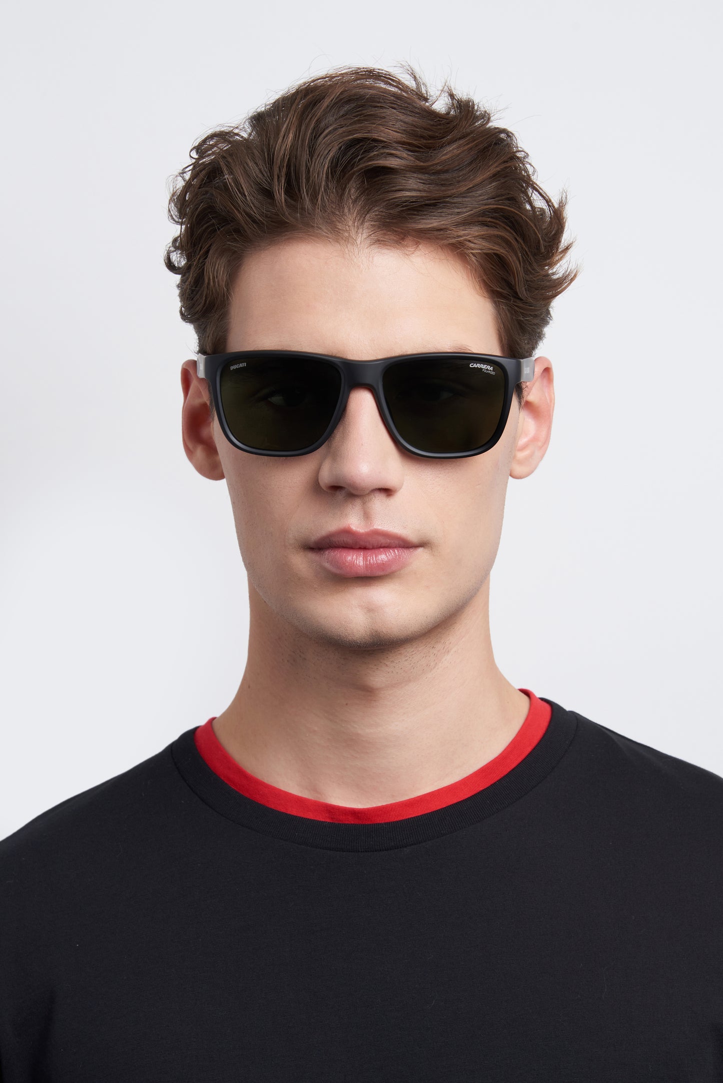 Colour: Matte Black - Carrera Carduc 003/S polarised model angle view
