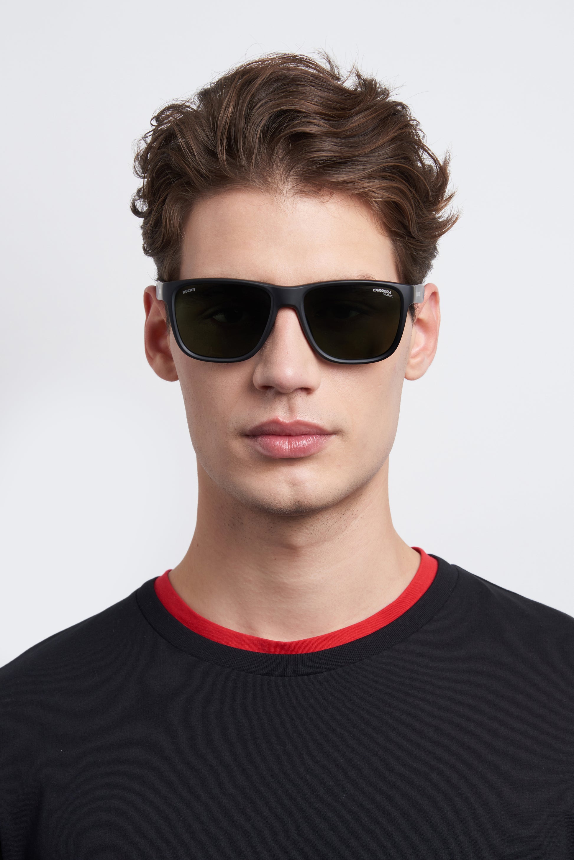 Colour: Matte Black - Carrera Carduc 003/S polarised model angle view