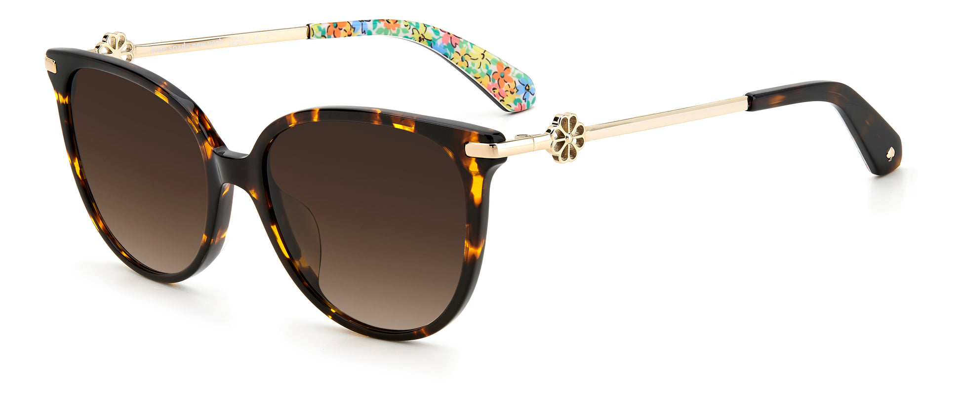 Kate Spade Kristina/G/S sunglasses - front angle view - Colour: Tortoise Shell