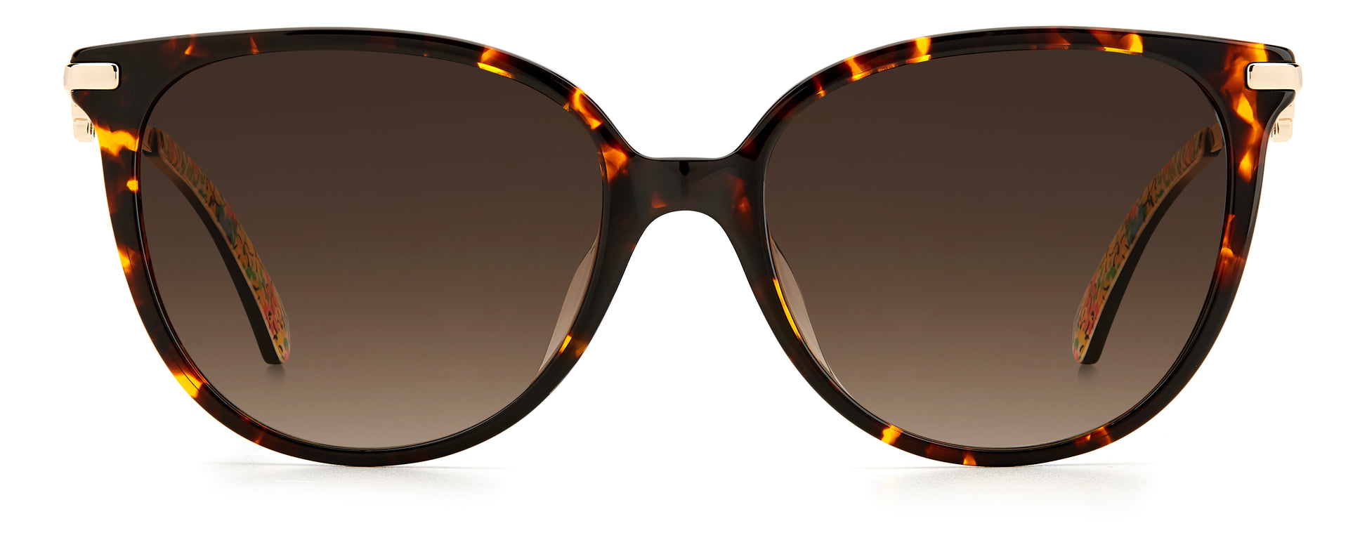 Kate Spade Kristina/G/S sunglasses - straight-on front view - Colour: Tortoise Shell